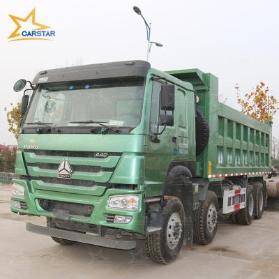 China Howo 12 Wheeler 30 Dump Tipper Truck Used 8x4 4 Cubic Meter Used 40tons 8*4 - 6L for sale