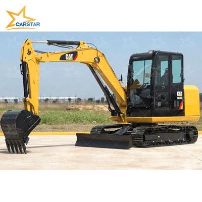 China Farms Used Japanese Cat Caterpillar 5t Ton 3.5 Ton Mini Crawler Excavator Used 1 Ton 3 1 Ton Low Sale Price for sale