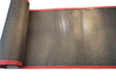 China PTFE bedekte 150mm mesh conveyor belt met een laag Te koop