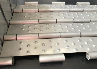 Cina nastro trasportatore galvanizzato piano del piatto di 3mm in vendita