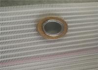 China Coal Washing White Blue Polyester Mesh Belt For Mining Sieving Customized for sale