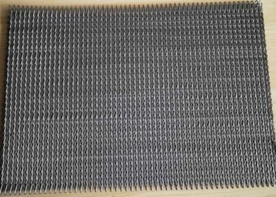 China 316 Stainless Steel Balanced Weave Wire Mesh Conveyor Belt For Snack Food Production for sale