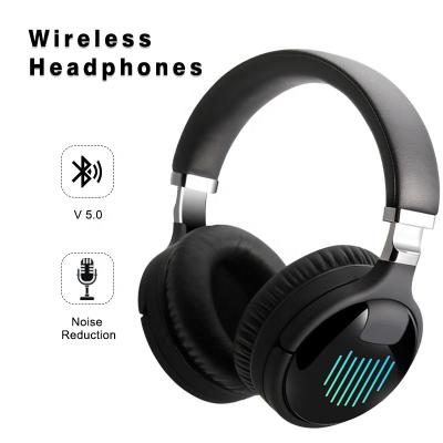 China 2022 High Quality Earphone Studio Headset Black Noise Canceling Over Ear Wireless Blue Tooth Music Headphones For Outdoor Sports for sale