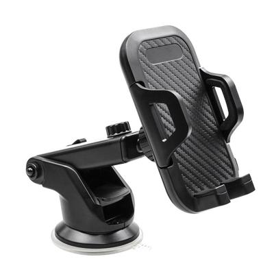 China 2022 Adjustable Hot Selling 2 in 1 Universal Car Phone Holder Dash Sucker Mount Duct Clamp Phone Holder for Cell Phone for sale