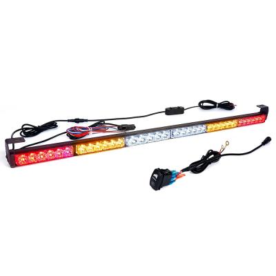 China 30W Single Row Two Color LED Flashing Stick Warning Lamp Trailer Debris Debris Police Chasing Light Weight for sale