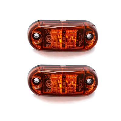 China 10PCS Waterproof LED Warning Light Car Signal Warning Light LED Amber Red Trailer Truck Side Beacon For Auto Parts Universal for sale