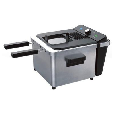 China Commercial Fresh-Touch Stainless Steel Shell Deep Fryer for sale