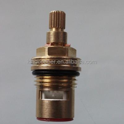 China UK Brass 1/2 Shaft Spline Disc Quick Open Brass Ceramic Faucet Faucet Cartridge for sale