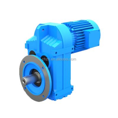 China Hotels Parallel Shaft Helical Gear Units Type F Manufacturer Gear Box Speed ​​Reducer With 4/6/8 Pole for sale