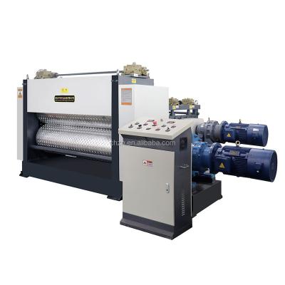 China machinery & Hardware Willow Leaf Pattern Anti-Slip Stainless Steel Plate Embossing Machine for sale