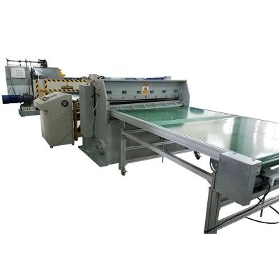 China Hotels China metal sheet decoiler leveling and cutting to length machine for sale