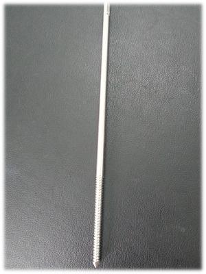 China Aluminium Titinium Milling & Turning CNC Medical Parts Long 22mm Screw Thread for sale