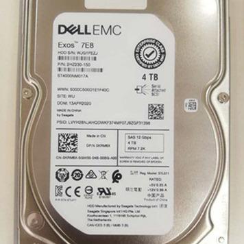 China Hot Selling Dell Hdd 4TB 7.2K RPM HDD 6Gbps SAS 2.5