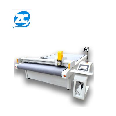 China Multi Functional Oscillating Knife Cutting Machine CNC Double Heads CNC Cutting Machine for Knitted and Woven Fabric Pattern Clothing Fabric for sale