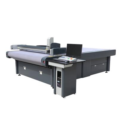 China Accuracy Up To 0.01mm CNC Oscillating Knife Leather Cutting Machine for sale