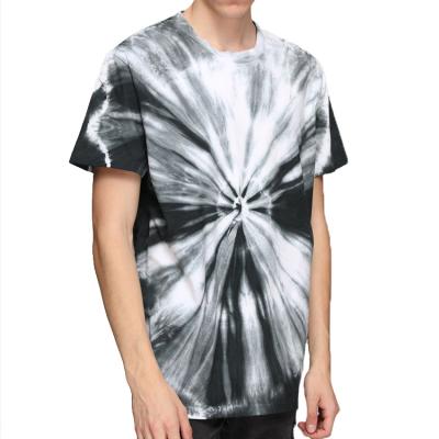 China Anti-Shrink Custom Design 100%Cotton Crew Neck Tie Dye T-Shirts for sale