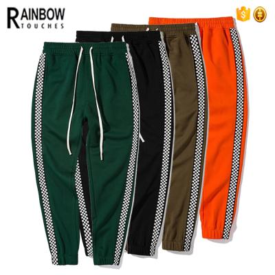 China Wholesale custom made sports tracksuit polyester anti-pilling side stripe track pants for men for sale