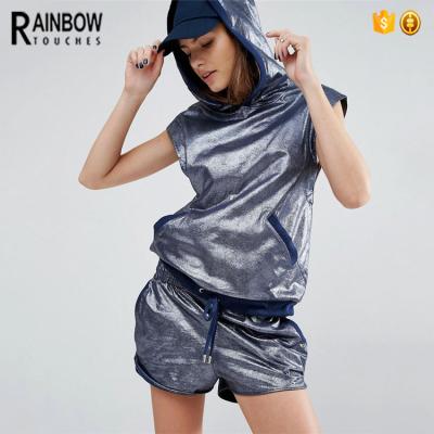 China Importer wholesale hooded neckline anti-pilling sleeveless hoodie for women for sale