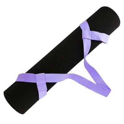 China Cotton Adjustable Yoga Mat Carrying Strap With Logo YB1 for sale