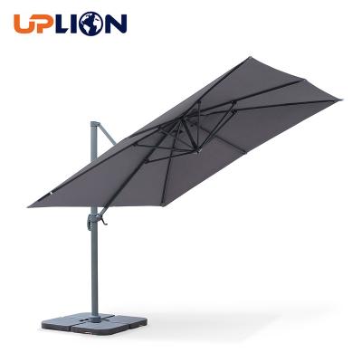 China Modern Waterproof High Quality Outdoor Square Roma Patio Aluminum Umbrellas Uplion Garden Parasols Umbrella for sale