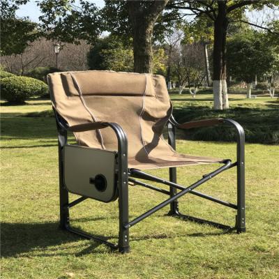 China New Uplion Portable Style Outdoor Portable Chair With Side Table Folding Manager Chair Camping Chair for sale