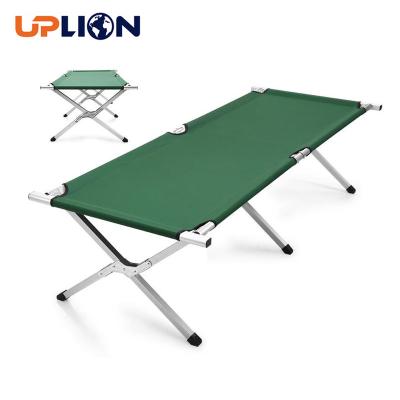 China Army Portable Simple Metal Crib Cot Beach Folding Uplion Cradle Bed Folding Outdoor Military Camping Bed for sale