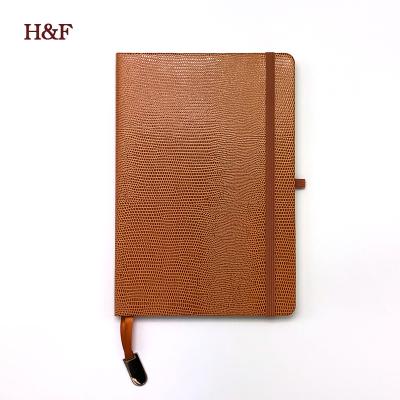 China Wholesale Custom Hardcover a4 a5 a6 cute diary notebook from hardcover book maker, snake PVC paper cover notebook for sale