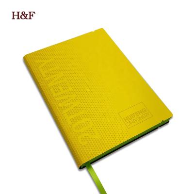 China Printed Soft Cover PU Leather Diary Planner Customized Notebook New for sale