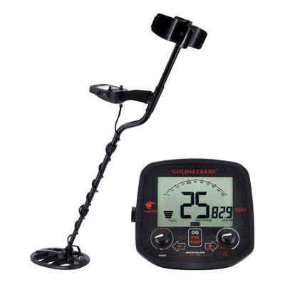 China Gold Hunting HOT Sale Factory Long Range F003 Gold Top Direct Gold Metal Detector for sale