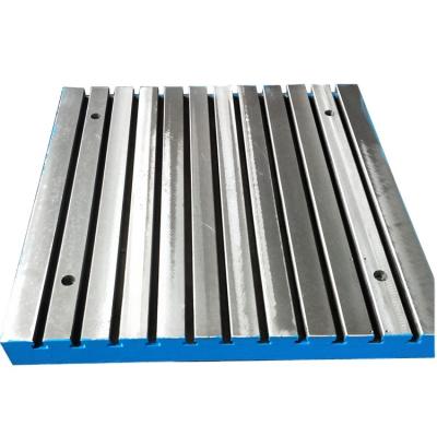 China Best Test HT300 Cast Iron Surface Plate Cast Iron Floor Plate With T Slot Cast Iron Inspection Surface Plate for sale