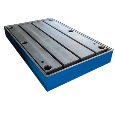 China Building material stores cast iron surface plate cast iron floor plate with t slot cast iron inspection surface plate for sale