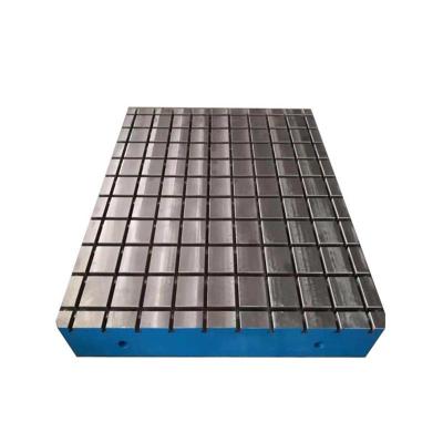 China HT300 Fabricators Supply Power Tool Panel Fabricating T Slot Cast Iron Surface Plate for sale