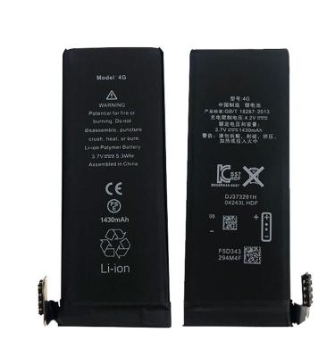 China Rechargeable Mobile Phone Li-ion Polymer Battery 1430mAh 4g 4S 5S 6S 7 Plus 8 X LOT 3.7v for sale