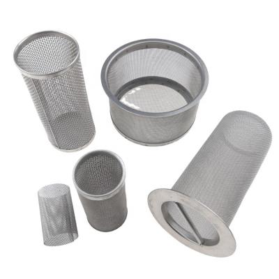 China Factory 60 80 100 120 Mesh 304 316 Stainless Steel Woven Wire Mesh Filter Filter Tube for sale