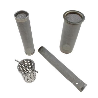 China Kinds Filtration Industry Stainless Steel Round Hole Filter Tube for sale