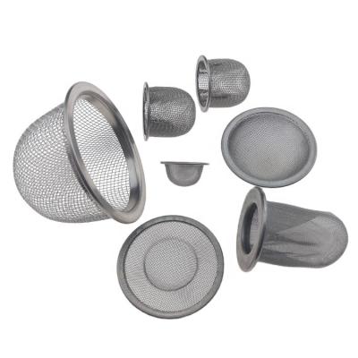 China Sustainable Round Cap Filter Micron Stainless Steel Cone Wire Mesh Filter Strainer for sale