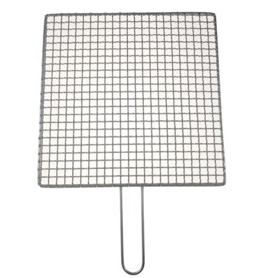 China Easily cleaned special BBQ grill square sus304 stainless steel BBQ mesh wire mesh frame for sale