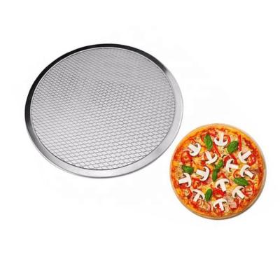 China Disposable Seamless Aluminum Round Pizza Baking Screen for sale