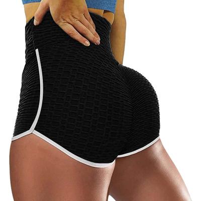 China 2022 Summer Anti-UV women's plus size shorts honeycomb high waist sporty shorts crack! crack! butt gym for sale