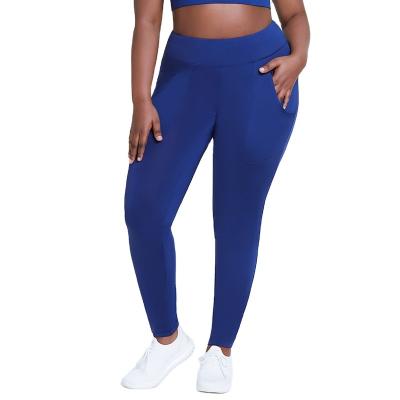 China Women Anti-UV Plus Size Legging With High Pocket Size 4XL Activewear Gym Large Size Gaiters for sale