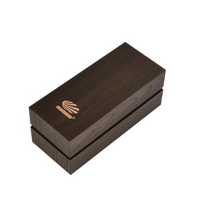 China Handmade Custom Recyclable Cardboard Paper Gold Stamping Special Paper Luxury Wine Boxes Wine Gift Box For Bottle for sale