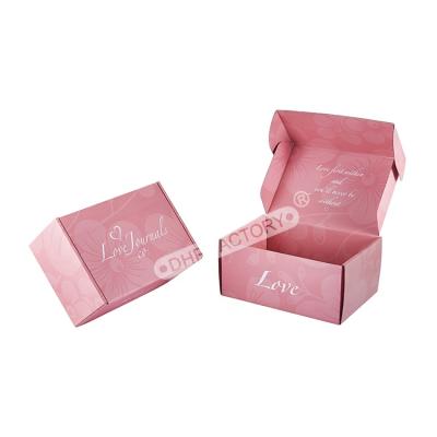 China Recycle Materials Wholesale Custom Printed Unique Corrugated Shipping Boxes Logo Cardboard Mailer Custom Box for sale