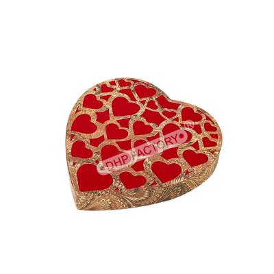 China Recycle Materials OEM Manufacturer Customized Rigid Cardboard Heart Shaped Gift Box Chocolate Paper Packaging Box for sale