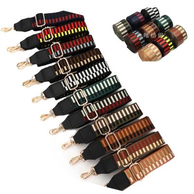 China Free Sample Popular Durable 1.5 Inch Eco-friendly Jacquard Bag Ties Ribbons Polyester Belts for sale