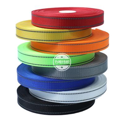 China Eco-friendly Durable Reflective Imitation Pet Dog Cat Dog Webbing Polyester Nylon Bands for sale