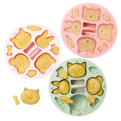 China Viable 4 Cavities Silicone Cake Mold For Kitchen Baking Decoration for sale