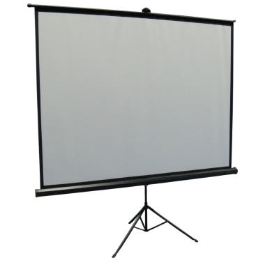 China Matt White Tripod 100 Inch 169 HD 4K Portable Projector Screen for sale