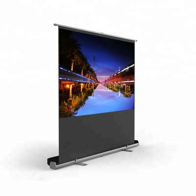 China 60 Inch 4:3 Portable Projection Screen Floor Standing Rising Projector Format Floor Standing Rising Screen for sale