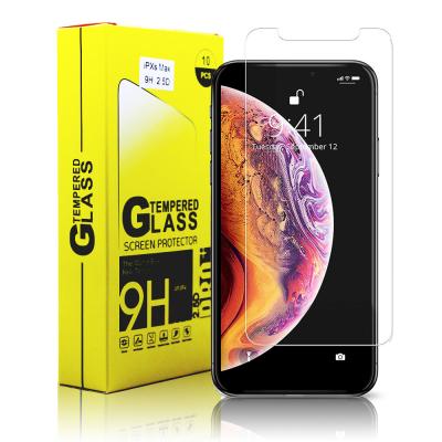 China From PC/Notebook Factory Directly Sale For iPhone X Screen Protector 9D Full Cover Glue Tempered Glass Screen Protector 6-12 For Samsung for sale