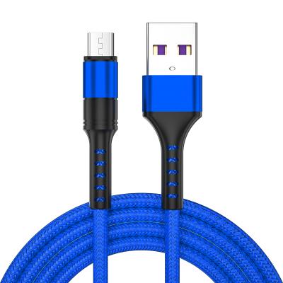 China Fast Charging Nylon Braided Portable Speed ​​Charger Band Wire Mobile Phone Fast Data Cable Charging Micro USB Cable for sale